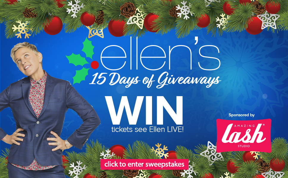 ELLEN'S 15 DAYS OF GIVEAWAYS SWEEPSTAKES RULES